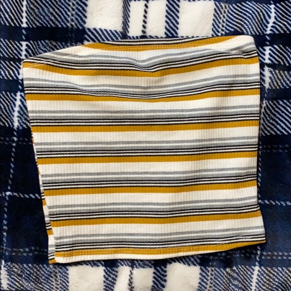 Dry Goods Striped Tube Top Shirt - Picture 1 of 4